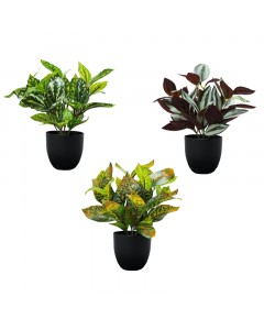 3 x Artificial Greenery Plants in Pots