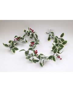 6ft Artificial Holly and Berry Garland