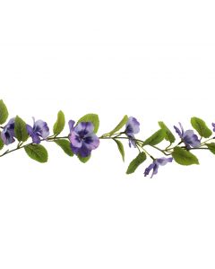 Artificial Purple Pansy Garland