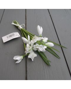 Artificial 21cm Snowdrop Bunch